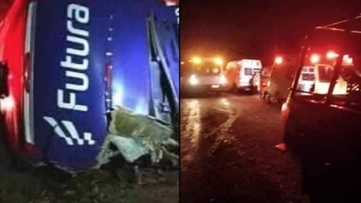 Volcadura de autobús en Hidalgo deja cinco muertos y más de 20 heridos